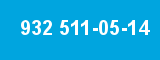 932 511-05-14 932 511-05-14